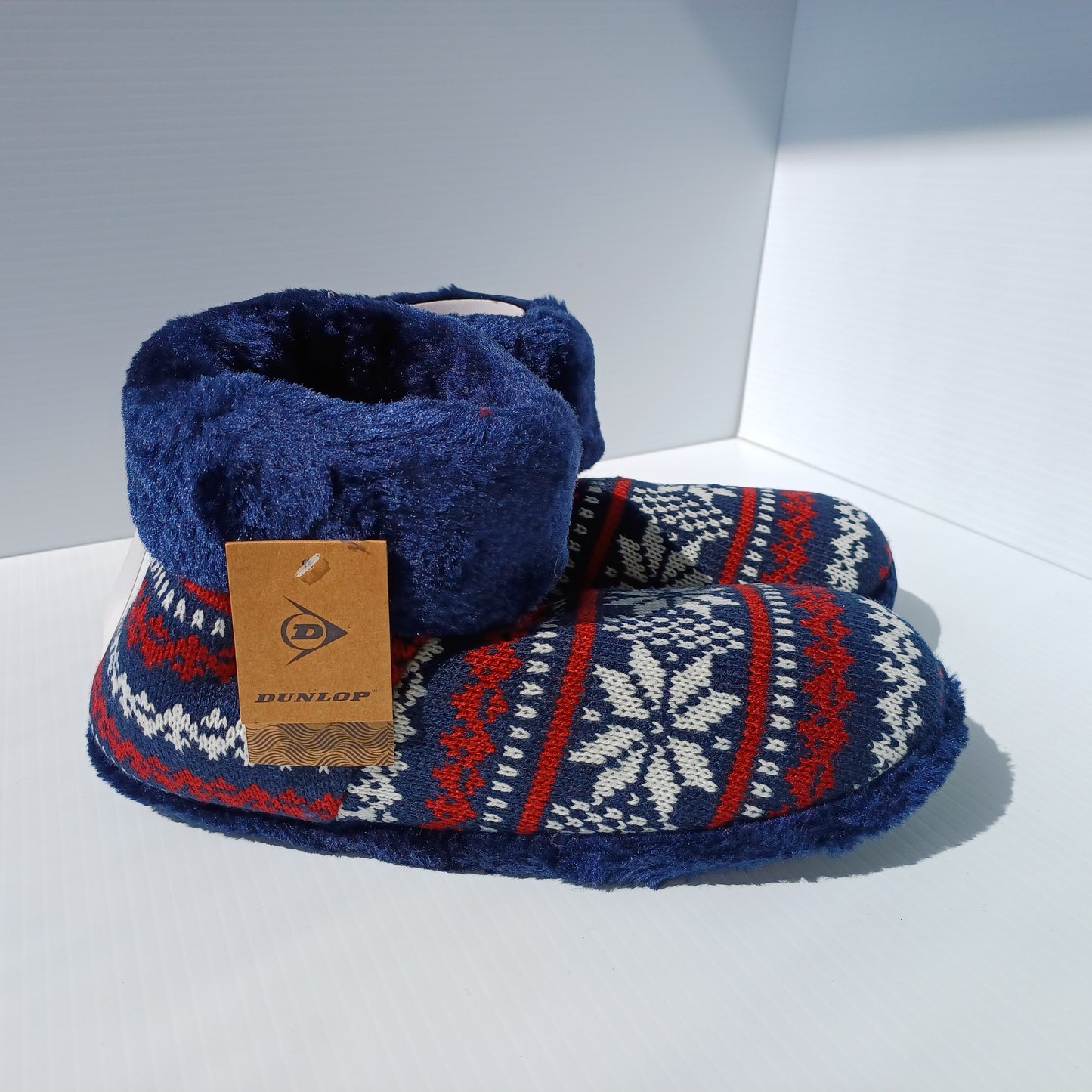 Blue Cozy Slippers