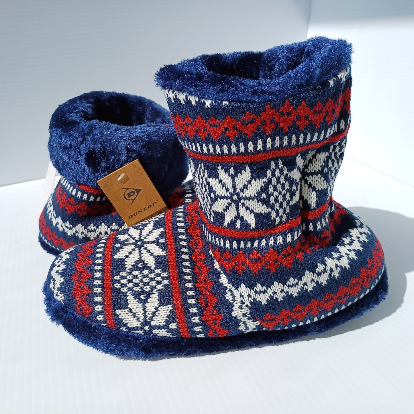 Blue Cozy Slippers