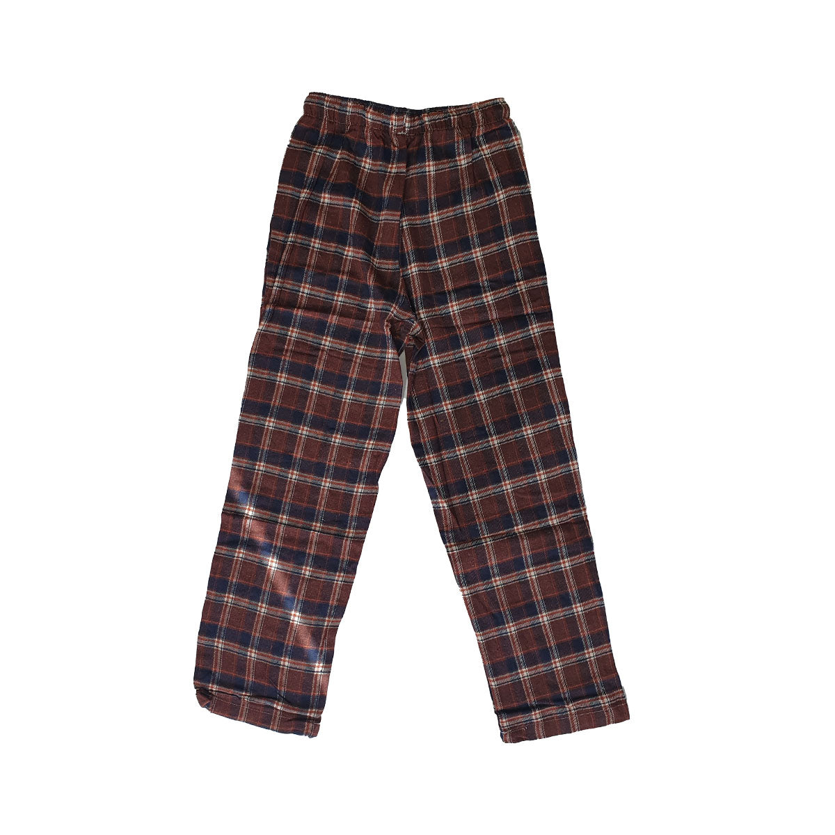 Flannel PJ's - Brown/Navy/White