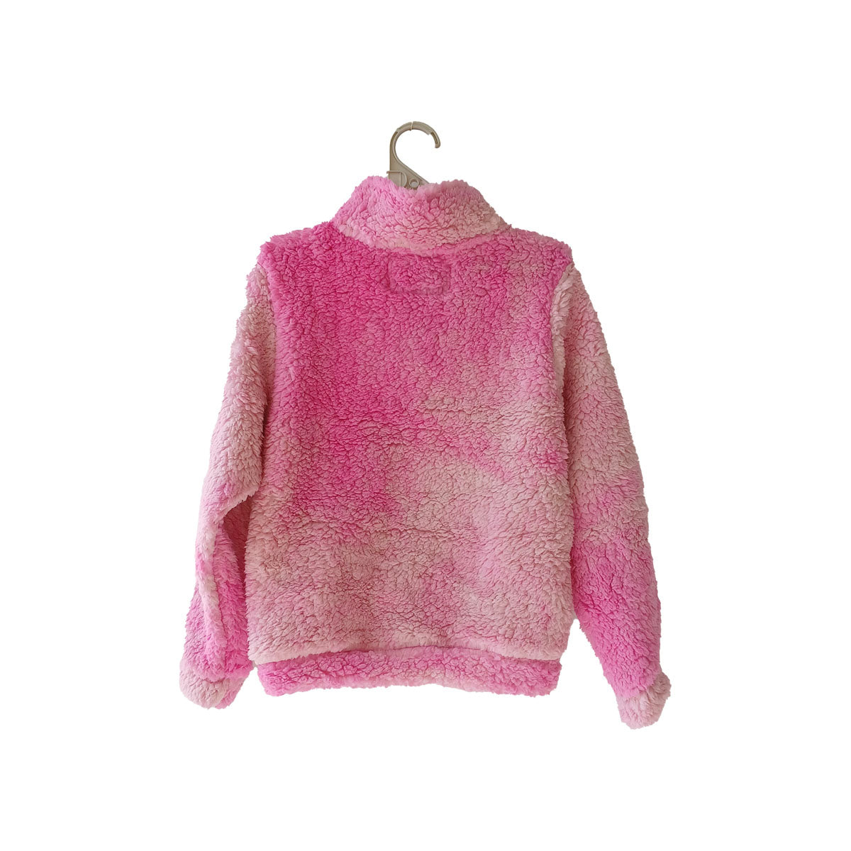 Girl's tie die fleece 1/4 zip jumper