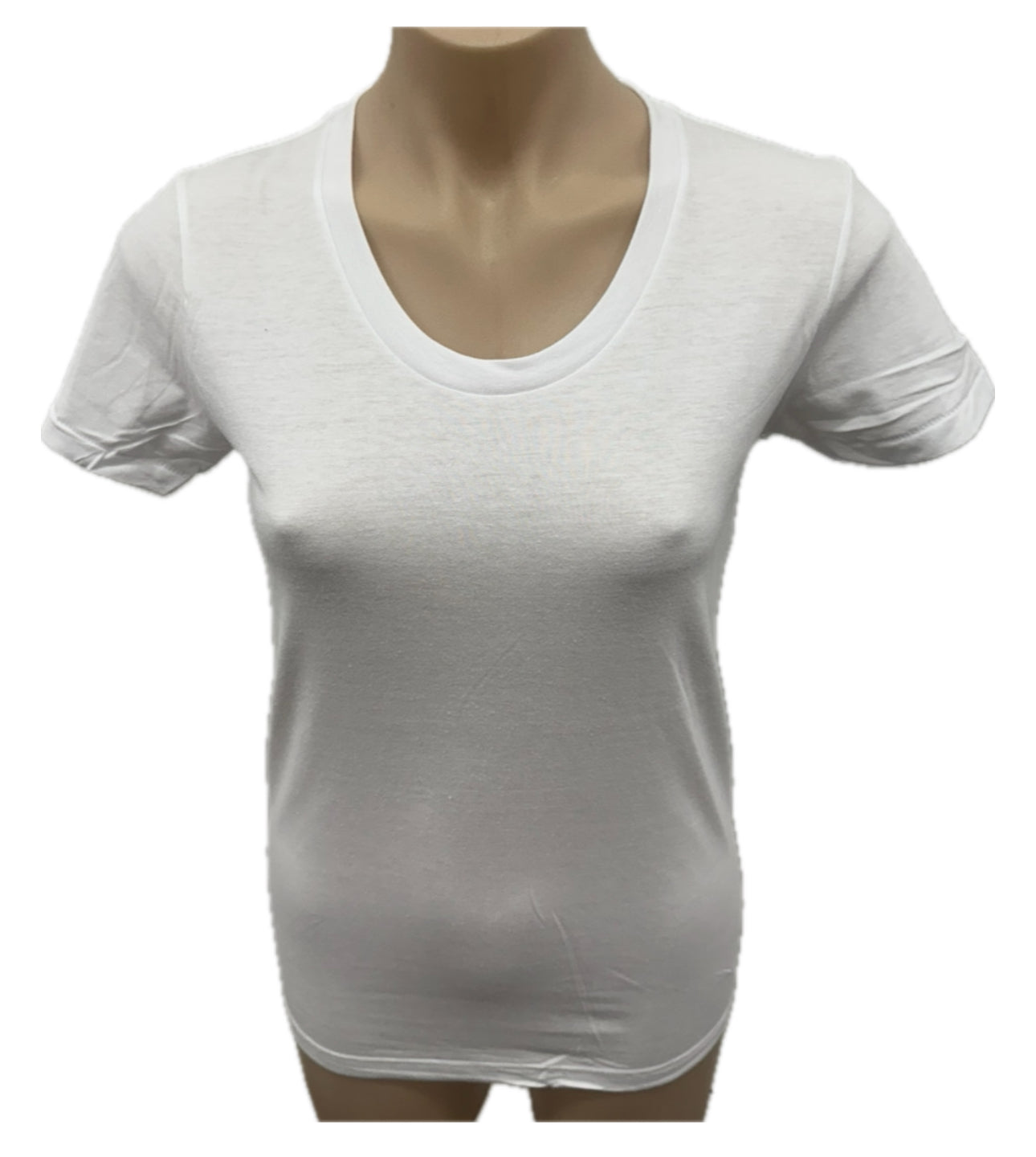 Ladies Short sleeve T-shirt in White