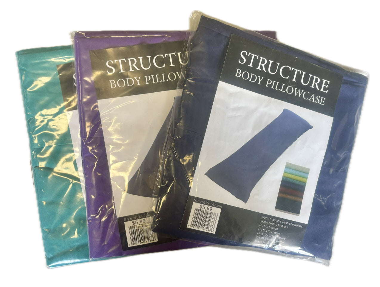 Body pillowcase various colours