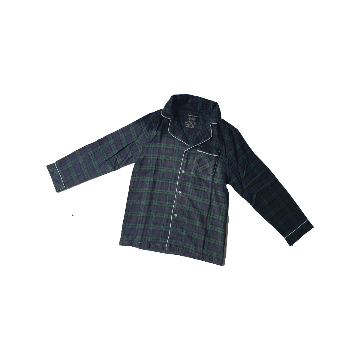 Flannel PJ's - Navy/Green