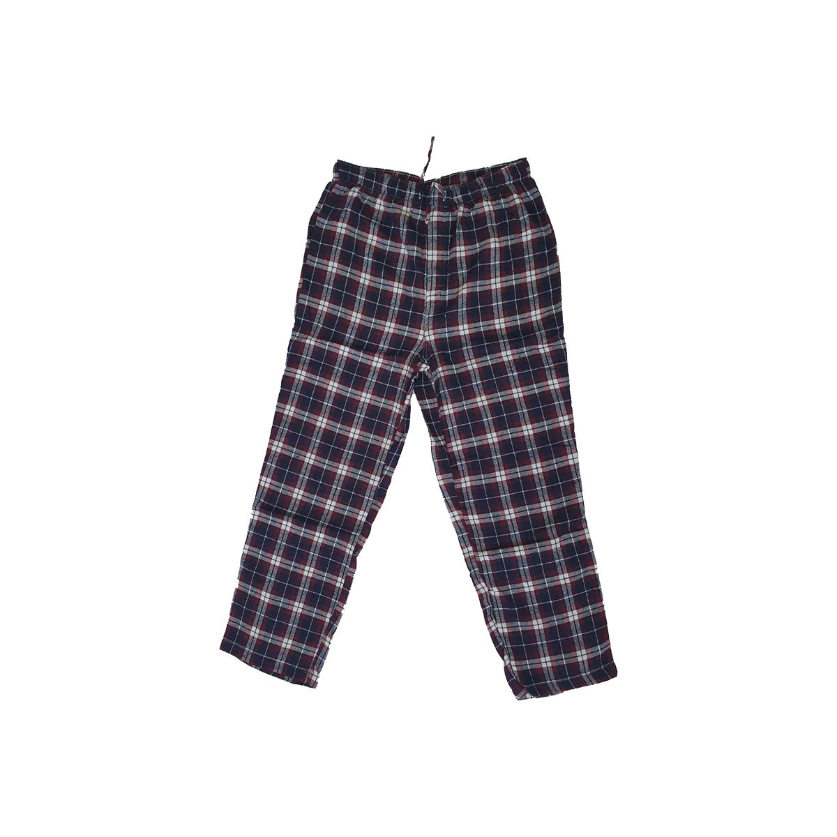 Flannel PJ's - Navy/Red/White