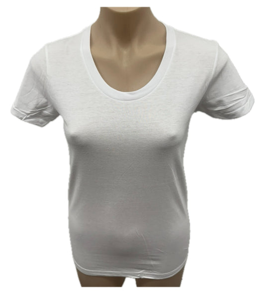 Ladies Short sleeve T-shirt in White