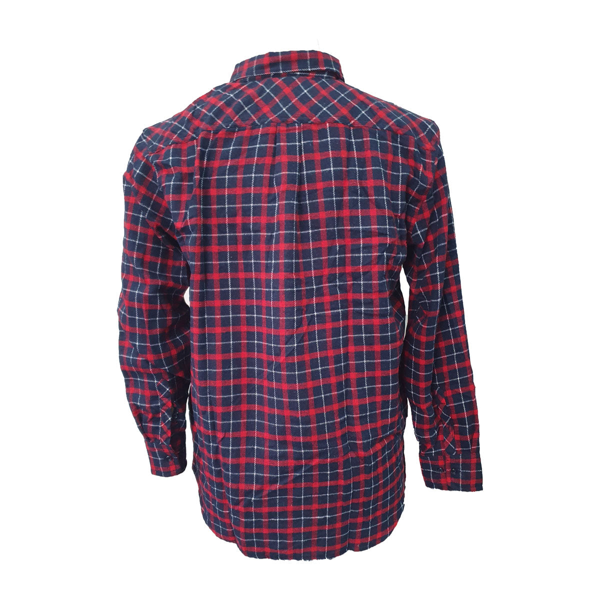 Mens Flannel Shirt - Red/Navy