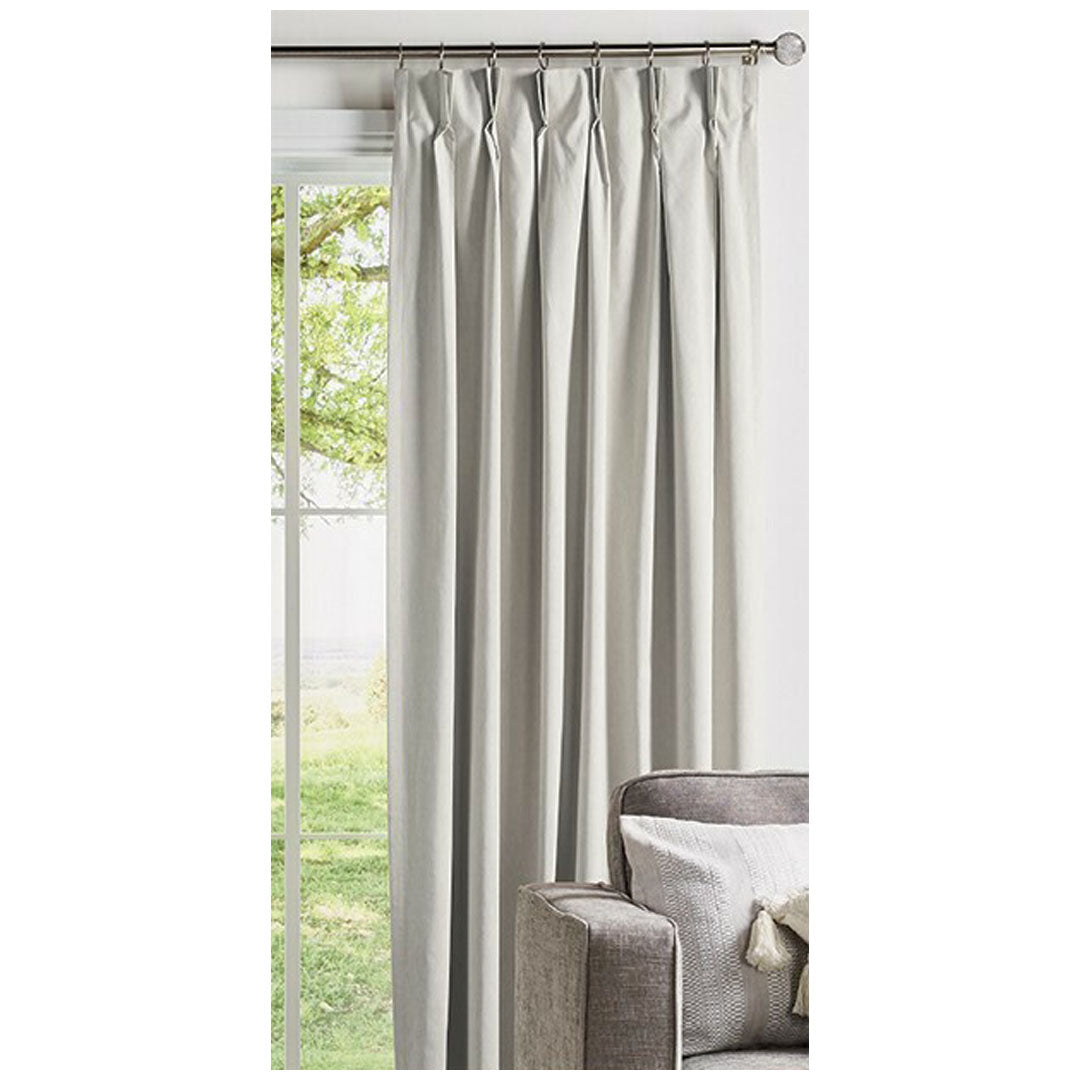 Pinch pleat block-out curtains